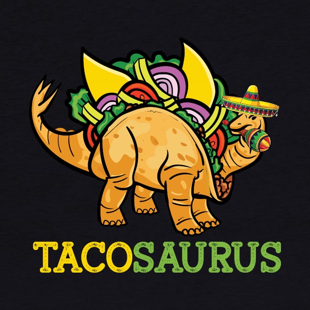 Cinco de Mayo Tacosaurus Taco Dinosaur by peskyrubeus